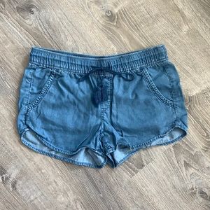 LOFT linen chambray shorts